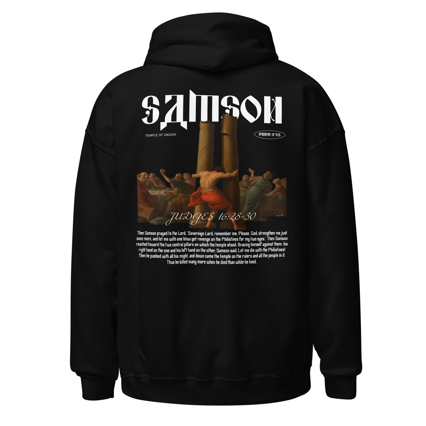 Samson destroying the Temple Hoodie